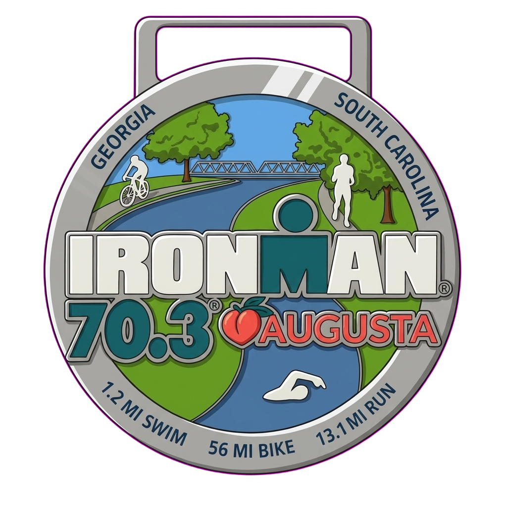 Medal for IRONMAN Augusta 70.3