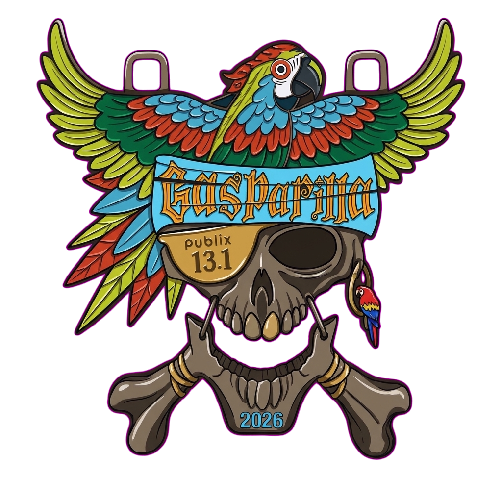 Medal for Publix Gasparilla Distance Classic