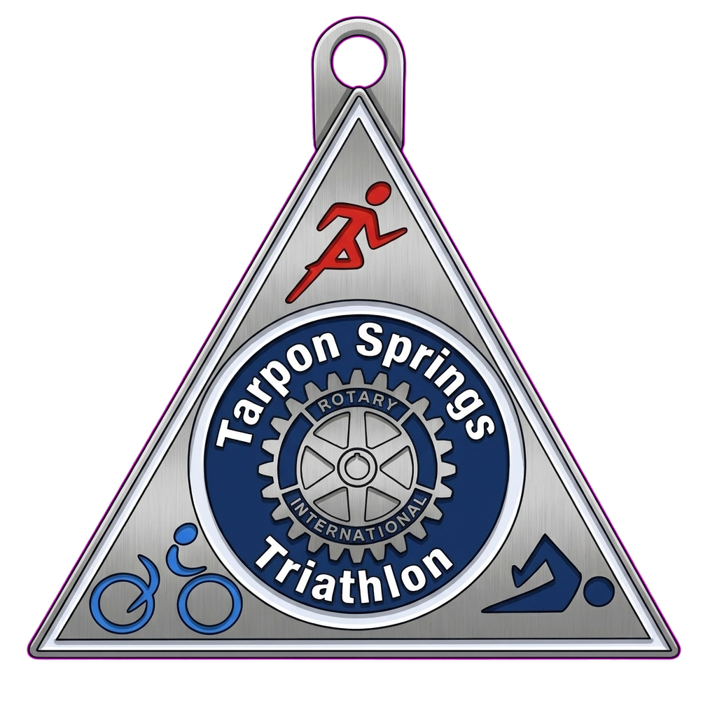 Medal for Tarpon Springs Triathlon